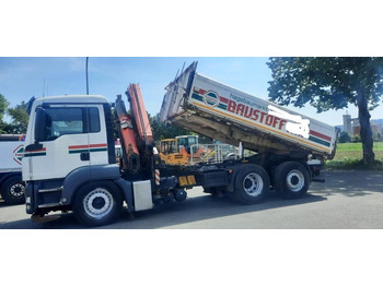 Dropside/ Flatbed truck, Crane truck MAN TGS 26.400 Kipper Mit Kran/Funk: picture 3 Dropside/ Flatbed truck, Crane truck MAN TGS 26.400 Kipper Mit Kran/Funk: picture 3