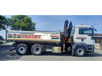 Dropside/ Flatbed truck, Crane truck MAN TGS 26.400 Kipper Mit Kran/Funk: picture 4 Dropside/ Flatbed truck, Crane truck MAN TGS 26.400 Kipper Mit Kran/Funk: picture 4
