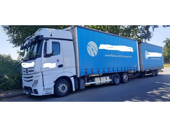 Curtainsider truck MERCEDES-BENZ
