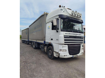 Curtainsider truck DAF XF 460