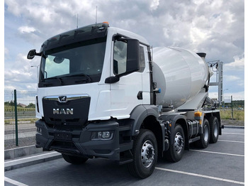 New Concrete mixer truck MAN TGS 35.440 8X4 GSR FML 9 M3: picture 2