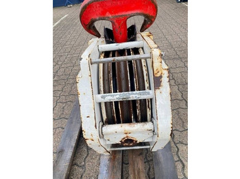 Loader crane for Construction machinery Terex Demag 80t hook block 3-sheaves, 21mm: picture 3