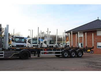 Logging semi-trailer