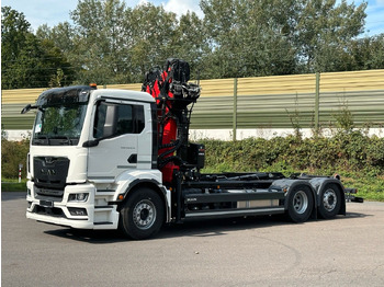 Hook lift truck, Crane truck MAN TGS 26.470 6x2 Abrollkipper + Kran EPSILON: picture 3