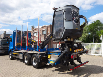 Logging truck, Crane truck MAN 26.510 mit KESLA 2112 Holzkran+Kabine+Greifer: picture 4