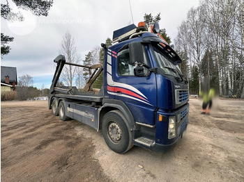Skip loader truck Volvo FM 12 420 LAXO Liftdumper + lastväxlare + flak: picture 3