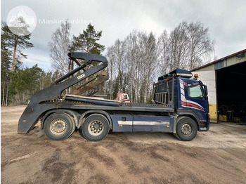 Skip loader truck Volvo FM 12 420 LAXO Liftdumper + lastväxlare + flak: picture 4