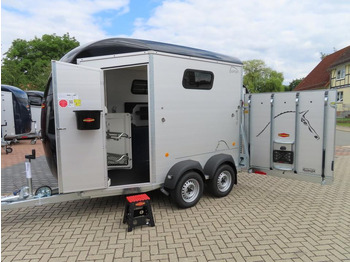 Horse trailer Pferdeanhänger Böckmann Portax K, Sattelk. Entladeklappe, 100 k.: picture 2 Horse trailer Pferdeanhänger Böckmann Portax K, Sattelk. Entladeklappe, 100 k.: picture 2