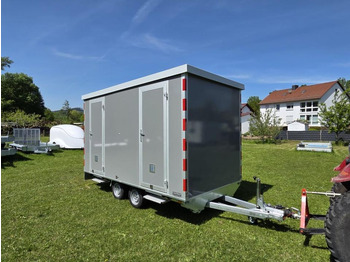 Construction container, Trailer Toilettenwagen Sanitär-Anhänger WC Wagen 2xD, 1xH+2U: picture 2
