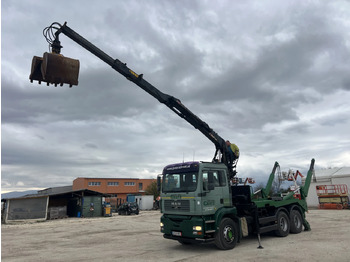 Skip loader truck, Crane truck Man Tga 6х4, Кран-Z, Мултилифт: picture 2 Skip loader truck, Crane truck Man Tga 6х4, Кран-Z, Мултилифт: picture 2
