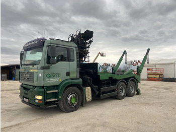Skip loader truck, Crane truck Man Tga 6х4, Кран-Z, Мултилифт: picture 5 Skip loader truck, Crane truck Man Tga 6х4, Кран-Z, Мултилифт: picture 5