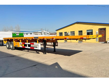 New Dropside/ Flatbed semi-trailer for transportation of containers TITAN 2 Axle 40 Ft Flatbed Trailer for Sale in Uganda: picture 2