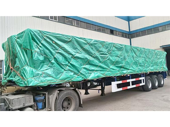 New Dropside/ Flatbed semi-trailer for transportation of bulk materials TITAN 3 Axle Flatbed Trailer will be ship to Zambia: picture 3