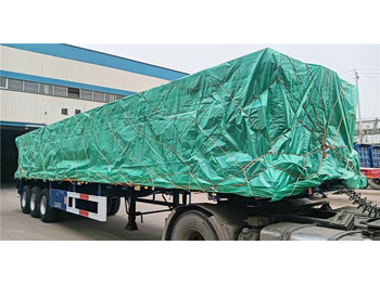 New Dropside/ Flatbed semi-trailer for transportation of bulk materials TITAN 3 Axle Flatbed Trailer will be ship to Zambia: picture 4