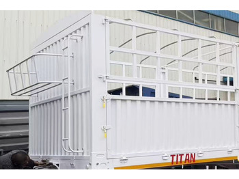 New Livestock semi-trailer for transportation of bulk materials TITAN Livestock Fence Semi Trailer for Sale in Malawi: picture 4