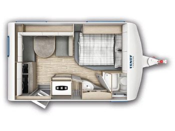 New Caravan Fendt Bianco Activ 390 FHS Dusche, 1.700 KG-Fahrwerk: picture 2 New Caravan Fendt Bianco Activ 390 FHS Dusche, 1.700 KG-Fahrwerk: picture 2