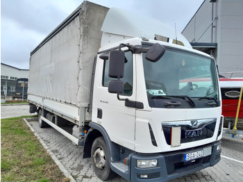 Curtainsider truck MAN TGL 12.220