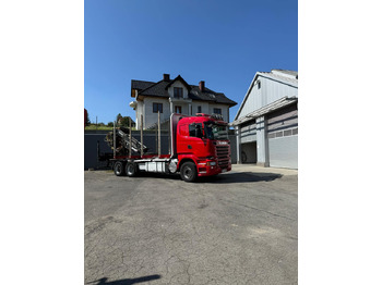 Logging truck, Crane truck SCANIA R500 & KESLA 2012T: picture 3