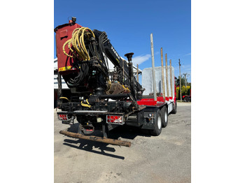 Logging truck, Crane truck SCANIA R500 & KESLA 2012T: picture 4