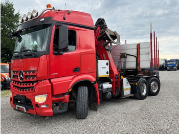 Tractor unit, Logging semi-trailer Mercedes-Benz 2651*6x2/4x4*HAD*PALFINGER-KRAN*KOMPLETTZUG*LENK: picture 3