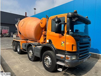 Concrete mixer truck Scania P 380 8X4, Manual, Steel suspension, Stetter 8M3: picture 3
