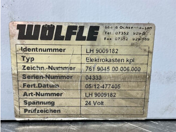 Electrical system for Construction machinery Liebherr A924B-9009182-Switch kabinet/Schaltschrank: picture 4