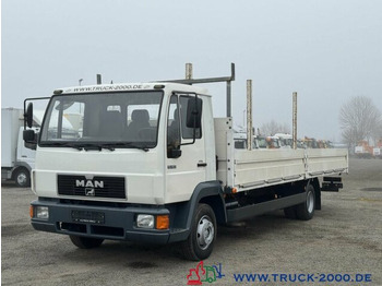 Dropside/ Flatbed truck MAN 10.163 Lange Pritsche 7.10m 3 Sitzer Nur 217TKM: picture 5