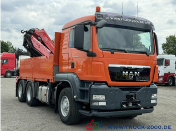 Dropside/ Flatbed truck, Crane truck MAN TGS 28.480 6x4H FASSI F365 8m4t AHK41t Lenkachse: picture 3