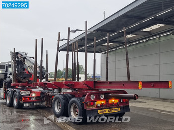 Logging semi-trailer DIEBOLT P430 2 axles Liftachse Extendable: picture 3