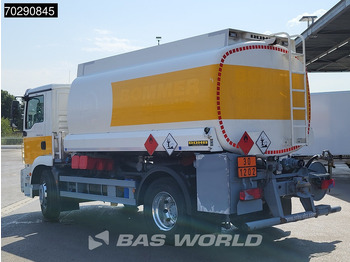 Tank truck for transportation of fuel MAN TGM 18.340 4X2 Rohr Fuel tanker 15100 liter Automatic Euro 6: picture 2