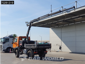 Dropside/ Flatbed truck, Crane truck Mercedes-Benz U20 4X4 Hiab 022D-3 HIDUO Kran Crane Hydraulic Euro 5: picture 2