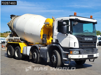 Concrete mixer truck Scania P410 8X4 9m3 Liebherr mixer 3-Pedals Steering axle Big-Axle Euro 6: picture 3
