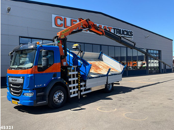 Tipper, Crane truck DAF FA LF 230 Euro 6 Palfinger 18 Tonmeter laadkraan Just 6.783 km!: picture 2
