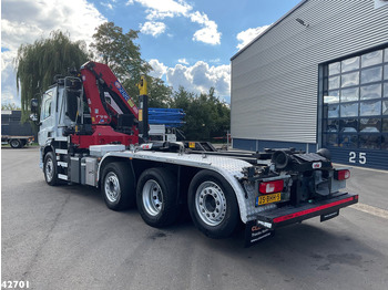 Hook lift truck, Crane truck DAF FAQ CF 400 8x2 Euro 6 HMF 21 Tonmeter laadkraan: picture 2