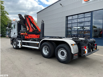 Hook lift truck, Crane truck MAN TGA 26.360 6x2 Palfinger 21 Tonmeter laadkraan: picture 2