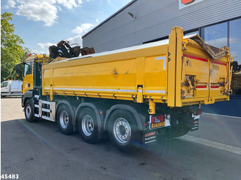 Tipper, Crane truck MAN TGS 35.400 8x4 Manual HMF 16 Tm Z-kraan: picture 5