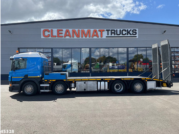Autotransporter truck Scania P 410 8x2 Euro 6 Retarder Autotransporter met hydraulische oprijrampen: picture 2