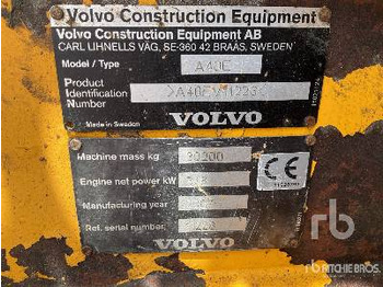 Articulated dumper VOLVO A40E: picture 5