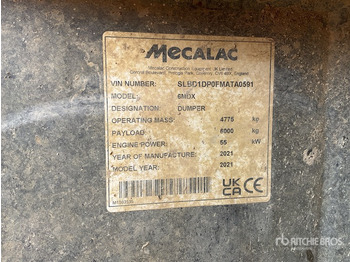 Dumper MECALAC