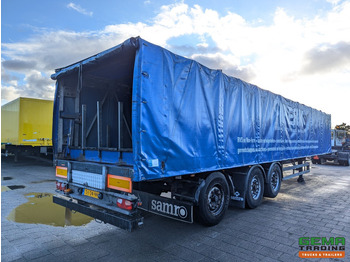 Curtainsider semi-trailer Samro ST39WGWE 12.9M 3-Assen BPW - SchuifKap - Lift/Stuur-as - HH Vloer - Bokken - Rongen: picture 2