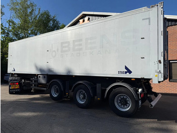 Tipper semi-trailer Stas SA345K 60m3 Vol-alu Klep/deuren 10 tons assen Liftas Stuuras Nieuwe apk tot 23-6-2026: picture 2