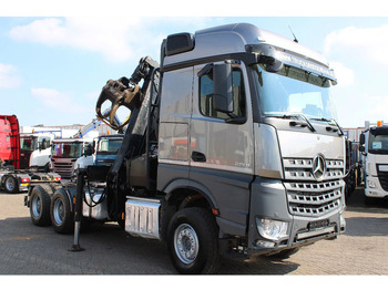Crane truck Mercedes-Benz Arocs 2858 + PALFINGER Z15 (2022) + 6X4: picture 2
