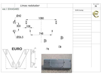 Attachment for Agricultural machinery Limas Halmspyd med 2 tænder EURO: picture 2 Attachment for Agricultural machinery Limas Halmspyd med 2 tænder EURO: picture 2
