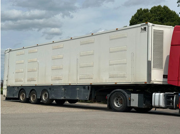 Livestock semi-trailer