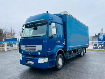 Curtainsider truck RENAULT Premium 460