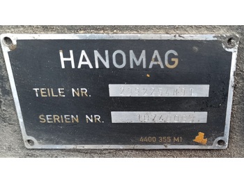 Engine and parts HANOMAG