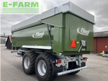 Farm tipping trailer/ Dumper Fliegl tmk 264 fox profi m/400 mm kornoverbygning: picture 2