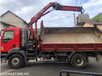 Truck Camion Renault Kerax 340 - 755445 Kms - 2001 - Tribenne et grue - excellent état: picture 3