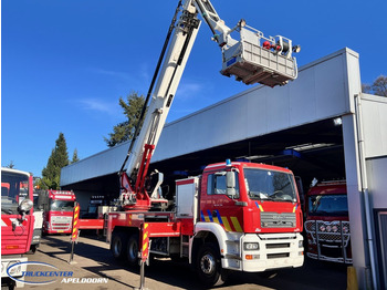 Fire truck MAN TGA 26.350 Magirus ALP 320L = 32 meter, Waterpump, 6x4, Steel springs: picture 2