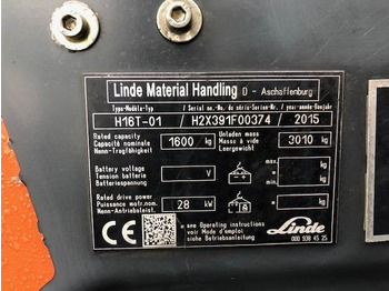 LPG forklift Linde H16T-01: picture 3